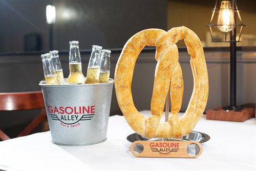 Check out our Monster Pretzel - a crowd favorite and perfect for sharing!
