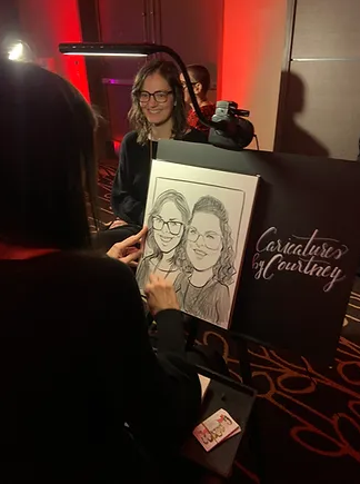 Caricatures added to any event is FUN!