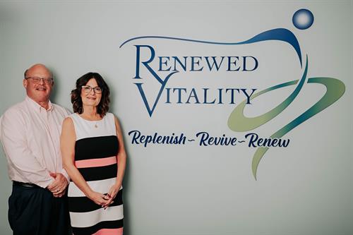 Renewed Vitality Founder; Becky McClure, CRNP and her husband Chris McClure