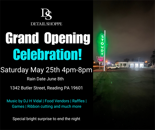 Grand Opening Come all! 4-8pm May 25th