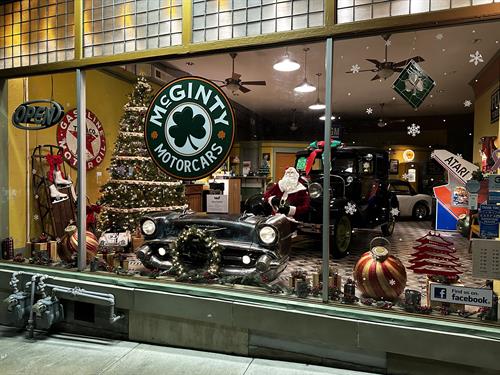 Christmas Showroom Window Display