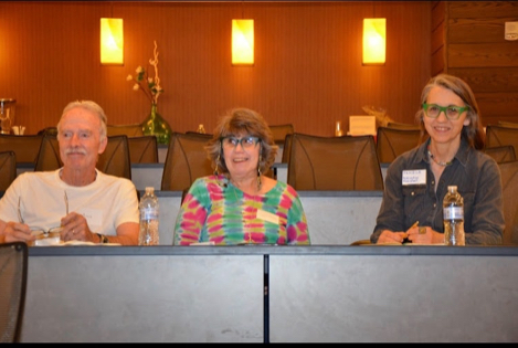 Bill Houck , one of our board members with his wife playing trivia 