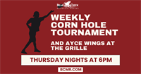The Grille at Bear Creek — Wing Night and Corn Hole