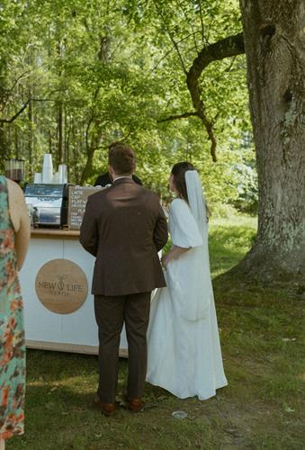 New Life Coffee at a Wedding