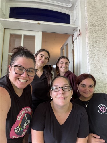 Finished up a community charity cleaning 