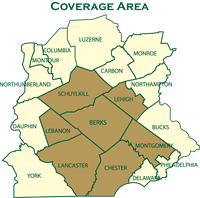 Berks Fire Water Restorations' Service Area Berks, Chester, Lancaster, Lehigh, Lebanon, Montgomery, Schuylkill Counties