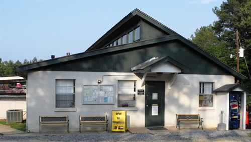 Front of our Shelter