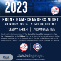 Bronx Gamechangers Night with the New York Yankees