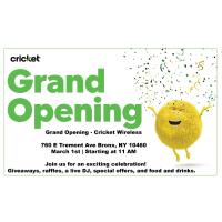 Cricket Grand Opening