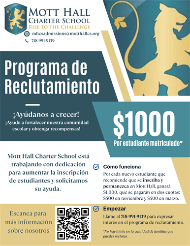 Mott Hall Referral Program