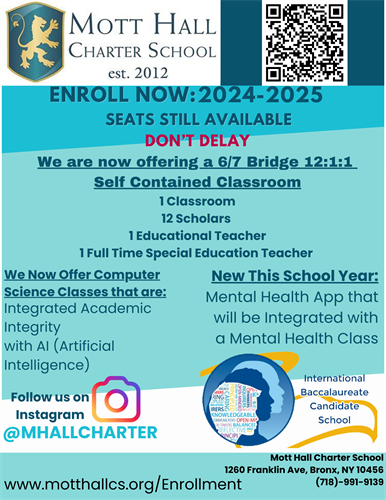 Enroll today! Accepting applications for the upcoming 2025-2026 school year dont wait call today (718)991-9139