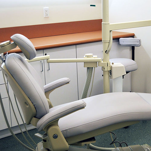 We have 4 dental exam rooms, inclusing one for pediatrics