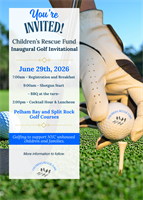 Children's Rescue Fund Inaugural Golf Invitational