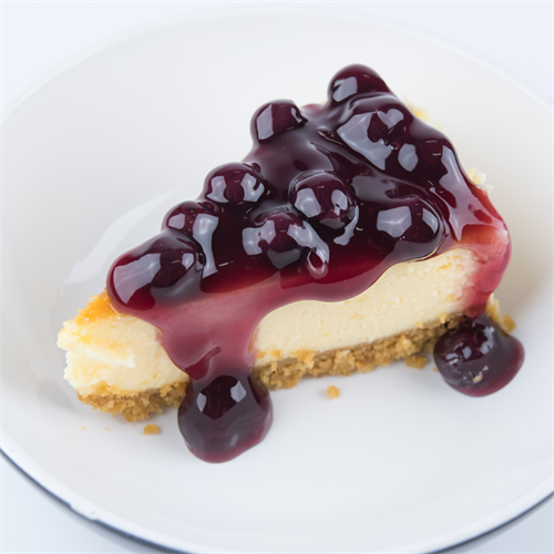 Homemade cheesecake