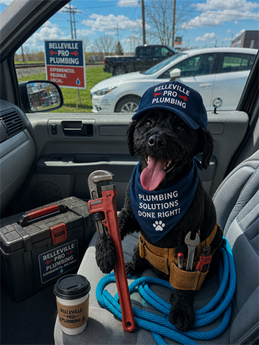 Belleville Pro Plumbing's Mascot, Fergus Newman