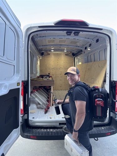 Off to Install a Hot Water Tank!