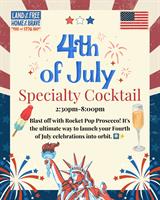 Fourth Of July Specialty Cocktail at Front Street Coffee