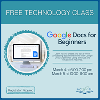 Free Technology Class: Google Docs for Beginners