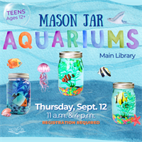 Teen Mason Jar Aquariums