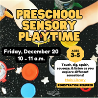 Preschool Sensory Playtime