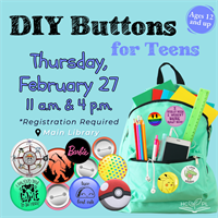 DIY Buttons for Teens