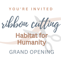 Ribbon Cutting: Habitat for Humanity