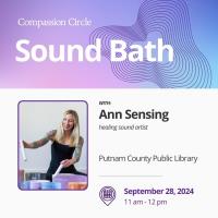 Sound Bath- Hosted by Insight Counseling Centers