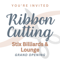 Ribbon Cutting: Stix Billiards and Lounge