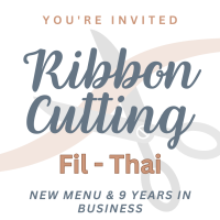 Ribbon Cutting - Fil Thai