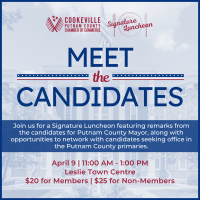 Signature Luncheon: Meet the County Candidates