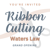 Ribbon Cutting: Waters Law