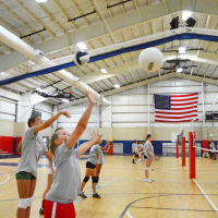Leisure Services Athletics Volleyball Camp