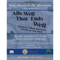 Shakespeare in the Afternoon: All's Well That Ends Well