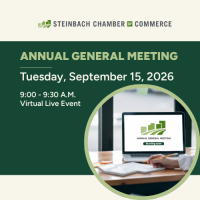 2026 Steinbach Chamber of Commerce Annual General Meeting ONLINE