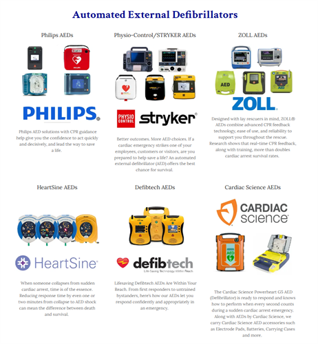 Automated External Defibrillators (AEDs)