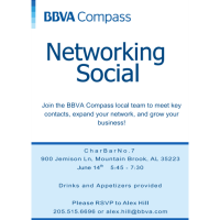 Networking Social sponsored by BBVA Compass