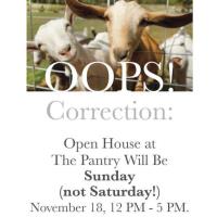 The Pantry's Open House