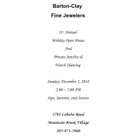 Barton-Clay Christmas Open House