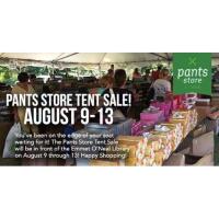Pants Store Tent Sale
