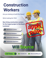 Experienced Construction Workers