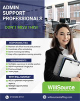 Admin Support Professionals