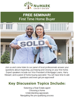 Free Seminar! First Time Home Buyer