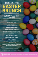 Easter Brunch 2019 at Spartan House