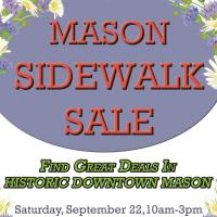 Mason Sidewalk Sale