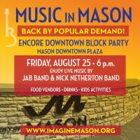 Music in Mason: ENCORE Downtown Block Party
