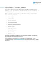 Ohio Safety Congress & Expo March 8-10, 2023