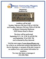 Mason Community Players Announces Auditions for Escanaba in da Moonlight