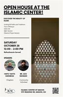 Invitation to Islamic Center of Mason Open House