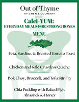 Calci-Yum, Everyday meals for Strong Bones