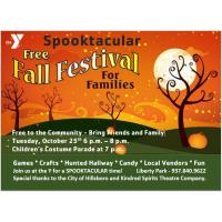 Spooktacular Free Fall Festival @ the Y